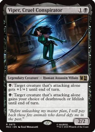Viper, Cruel Conspirator  [Commander: Marvel Super Heroes] Foil