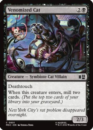 Venomized Cat  [Commander: Marvel Super Heroes]