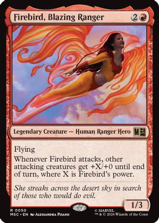 Firebird, Blazing Ranger  [Commander: Marvel Super Heroes]