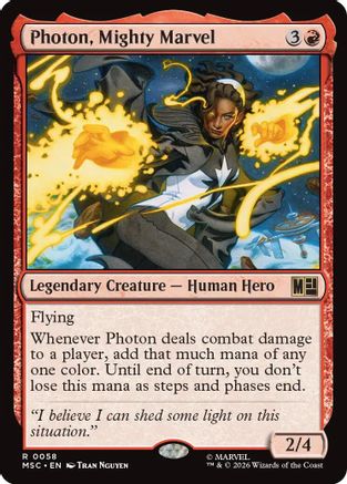 Photon, Mighty Marvel  [Commander: Marvel Super Heroes] Foil