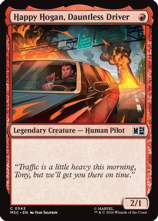 Happy Hogan, Dauntless Driver (0545)  [Commander: Marvel Super Heroes]