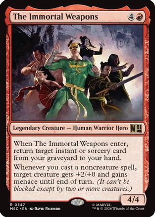 The Immortal Weapons  [Commander: Marvel Super Heroes]