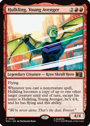 Hulkling, Young Avenger  [Commander: Marvel Super Heroes] Foil