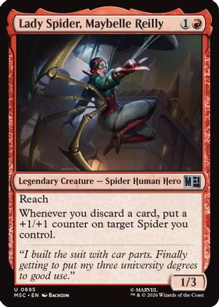 Lady Spider, Maybelle Reilly  [Commander: Marvel Super Heroes] Foil