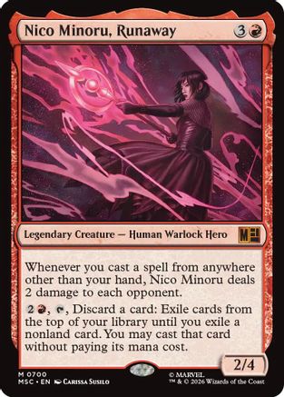 Nico Minoru, Runaway  [Commander: Marvel Super Heroes] Foil