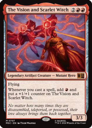 The Vision and Scarlet Witch  [Commander: Marvel Super Heroes] Foil