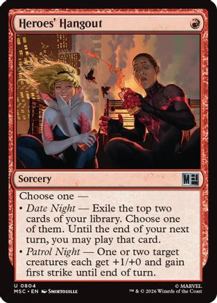 Heroes' Hangout  [Commander: Marvel Super Heroes] Foil