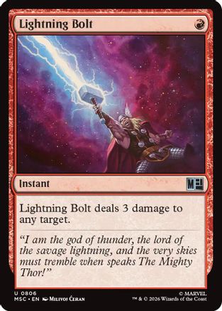 Lightning Bolt  [Commander: Marvel Super Heroes]