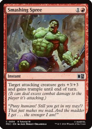 Smashing Spree (0856)  [Commander: Marvel Super Heroes]