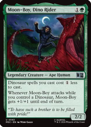Moon-Boy, Dino Rider  [Commander: Marvel Super Heroes] Foil