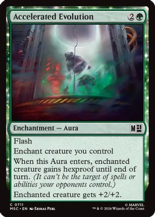 Accelerated Evolution  [Commander: Marvel Super Heroes] Foil