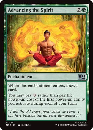 Advancing the Spirit  [Commander: Marvel Super Heroes]