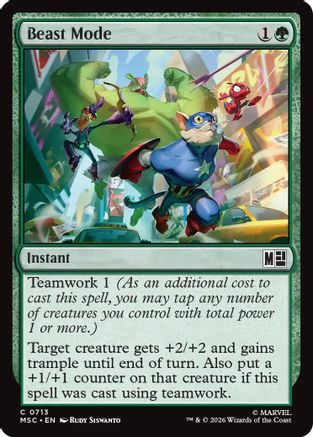 Beast Mode  [Commander: Marvel Super Heroes] Foil