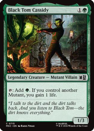 Black Tom Cassidy  [Commander: Marvel Super Heroes] Foil