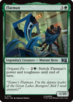 Flatman  [Commander: Marvel Super Heroes] Foil