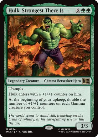 Hulk, Strongest There Is  [Commander: Marvel Super Heroes] Foil
