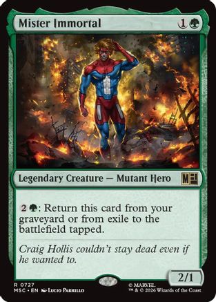 Mister Immortal  [Commander: Marvel Super Heroes] Foil