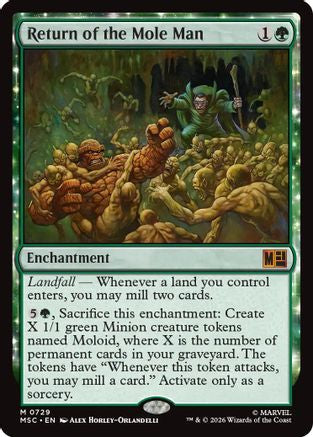 Return of the Mole Man  [Commander: Marvel Super Heroes] Foil