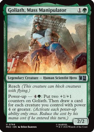 Goliath, Mass Manipulator  [Commander: Marvel Super Heroes] Foil