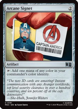 Arcane Signet  [Commander: Marvel Super Heroes]