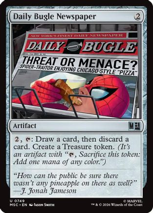 Daily Bugle Newspaper  [Commander: Marvel Super Heroes] Foil
