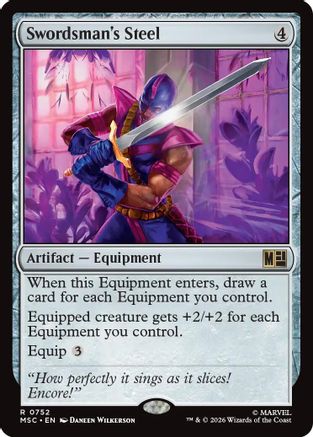 Swordsman's Steel  [Commander: Marvel Super Heroes] Foil