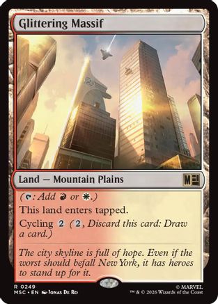 Glittering Massif  [Commander: Marvel Super Heroes]