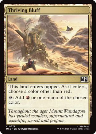Thriving Bluff  [Commander: Marvel Super Heroes] Foil