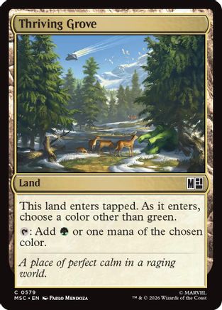 Thriving Grove  [Commander: Marvel Super Heroes] Foil