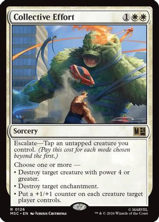 Collective Effort  [Commander: Marvel Super Heroes]