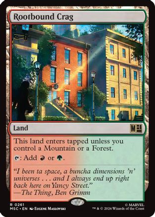 Rootbound Crag  [Commander: Marvel Super Heroes]