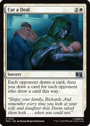 Cut a Deal (Surge Foil)  [Commander: Marvel Super Heroes] Foil