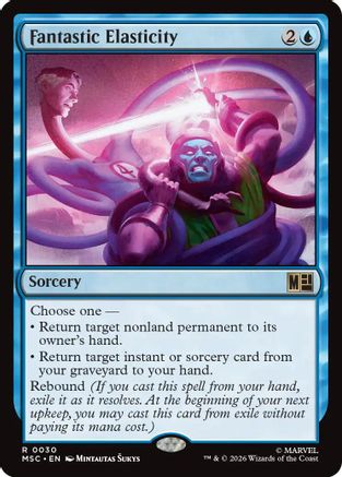 Fantastic Elasticity (Surge Foil)  [Commander: Marvel Super Heroes] Foil