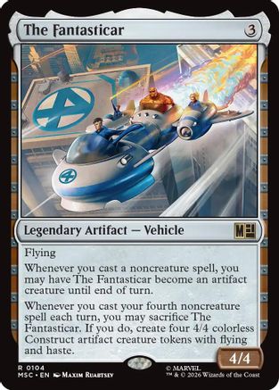 The Fantasticar (Surge Foil)  [Commander: Marvel Super Heroes] Foil