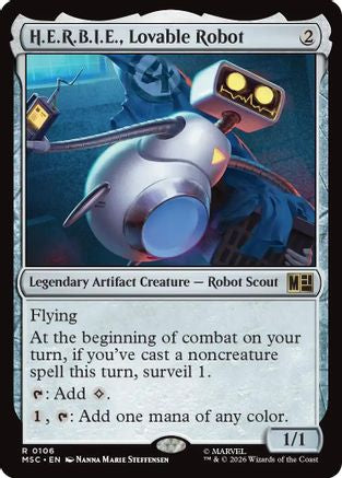 H.E.R.B.I.E., Lovable Robot  [Commander: Marvel Super Heroes]