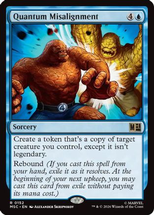 Quantum Misalignment (Surge Foil)  [Commander: Marvel Super Heroes] Foil