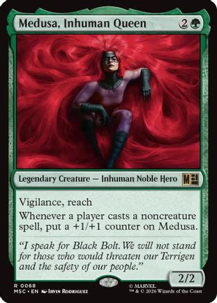 Medusa, Inhuman Queen (Surge Foil)  [Commander: Marvel Super Heroes] Foil