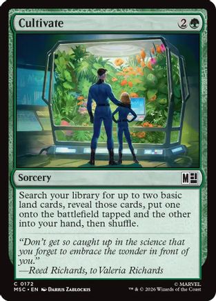 Cultivate (Surge Foil)  [Commander: Marvel Super Heroes] Foil