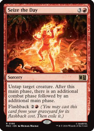 Seize the Day (Surge Foil)  [Commander: Marvel Super Heroes] Foil