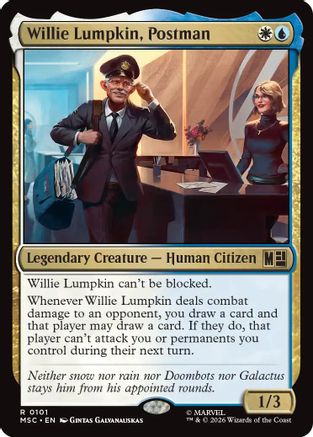Willie Lumpkin, Postman  [Commander: Marvel Super Heroes]