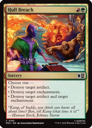 Hull Breach (Surge Foil)  [Commander: Marvel Super Heroes] Foil