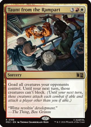 Taunt from the Rampart  [Commander: Marvel Super Heroes]
