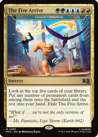 The Five Arrive - Genesis Ultimatum  [Commander: Marvel Super Heroes]