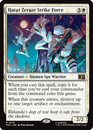Hatut Zeraze Strike Force (Surge Foil)  [Commander: Marvel Super Heroes] Foil