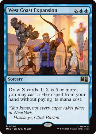 West Coast Expansion (Surge Foil)  [Commander: Marvel Super Heroes] Foil