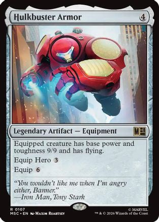 Hulkbuster Armor (Surge Foil)  [Commander: Marvel Super Heroes] Foil