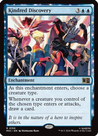 Kindred Discovery (Surge Foil)  [Commander: Marvel Super Heroes] Foil
