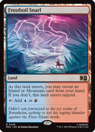 Frostboil Snarl (Surge Foil)  [Commander: Marvel Super Heroes] Foil