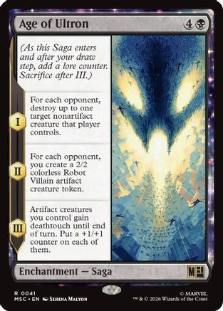 Age of Ultron (Surge Foil)  [Commander: Marvel Super Heroes] Foil