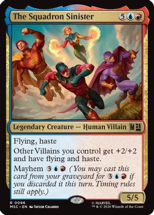 The Squadron Sinister (Surge Foil)  [Commander: Marvel Super Heroes] Foil